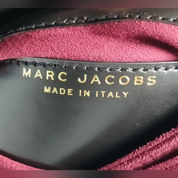 Marc Jacobs St.Marc Black  Leather handbag * * Made in Italy * - Picture 12 of 14
